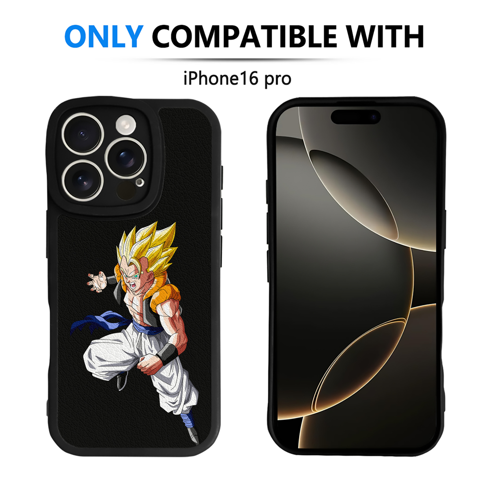（画像用） ドラゴンボール ベジータ四世（Bejīta Yonsei）DRAGON BALL Vegeta IV 【iPhone 16シリーズ対応】シリコンスマホケース（レザー調） 材質：シリコン